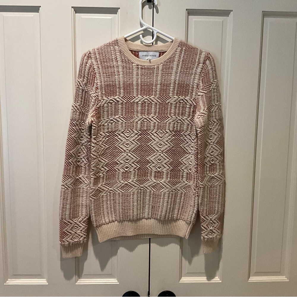 Christian Wijnants “Katy” Textured Knit Crew Neck Sweater, New w/ Tags $650 MSRP